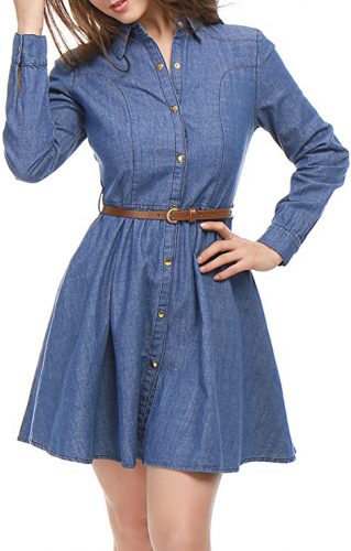Are denim dresses in style 2021?